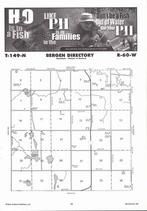 Bergen Township, Ottofy Lake, Mannie Lake, Directory Map, Nelson County 2007